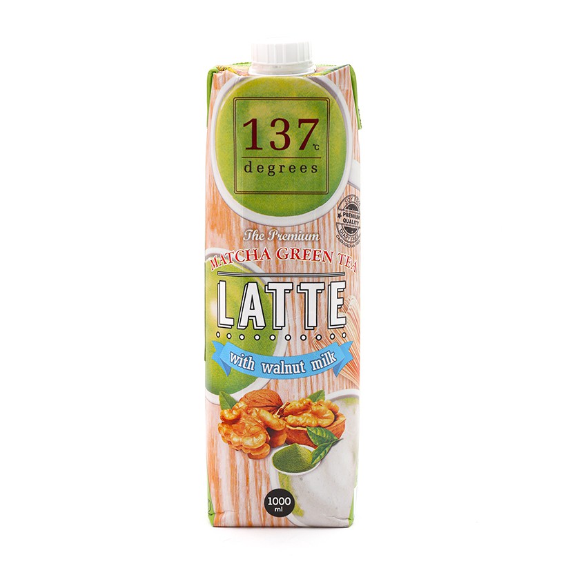 [HOT] Sữa hạt 137 DEGREES óc chó trà xanh hộp 1L