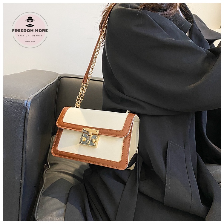 Túi Đeo Vai Màu Sắc Tương Phản Thiết Kế Đơn Giản 2022