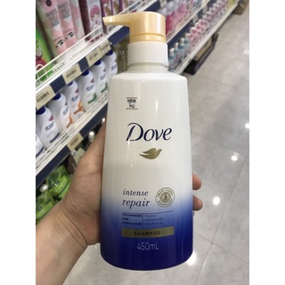Dầu gội dove intense repair dành cho tóc hư tổn 450ml