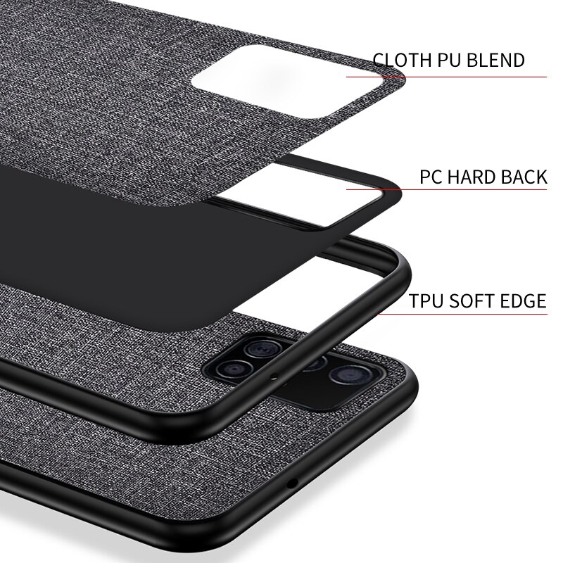 Ốp điện thoại PC cứng phối viền TPU mềm dành cho Samsung galaxy S20 Ultra S20 Plus