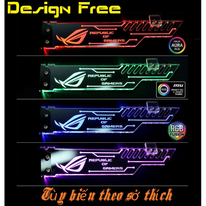 Giá Đỡ VGA Led RGB Đồng Bộ - Khắc Theo Yêu Cầu | BigBuy360 - bigbuy360.vn