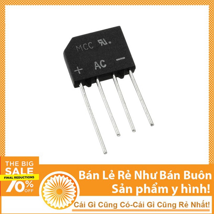 Diode Cầu 2A Dẹt ( KBP206 2A 600)