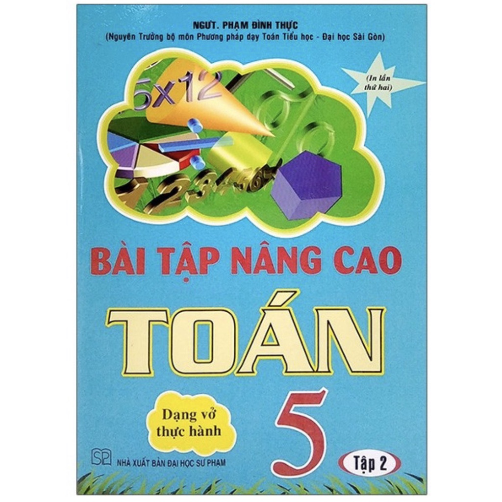 Sách - Bài Tập Nâng Cao Toán 5 - Tập 2 (Dạng Vở Thực Hành)