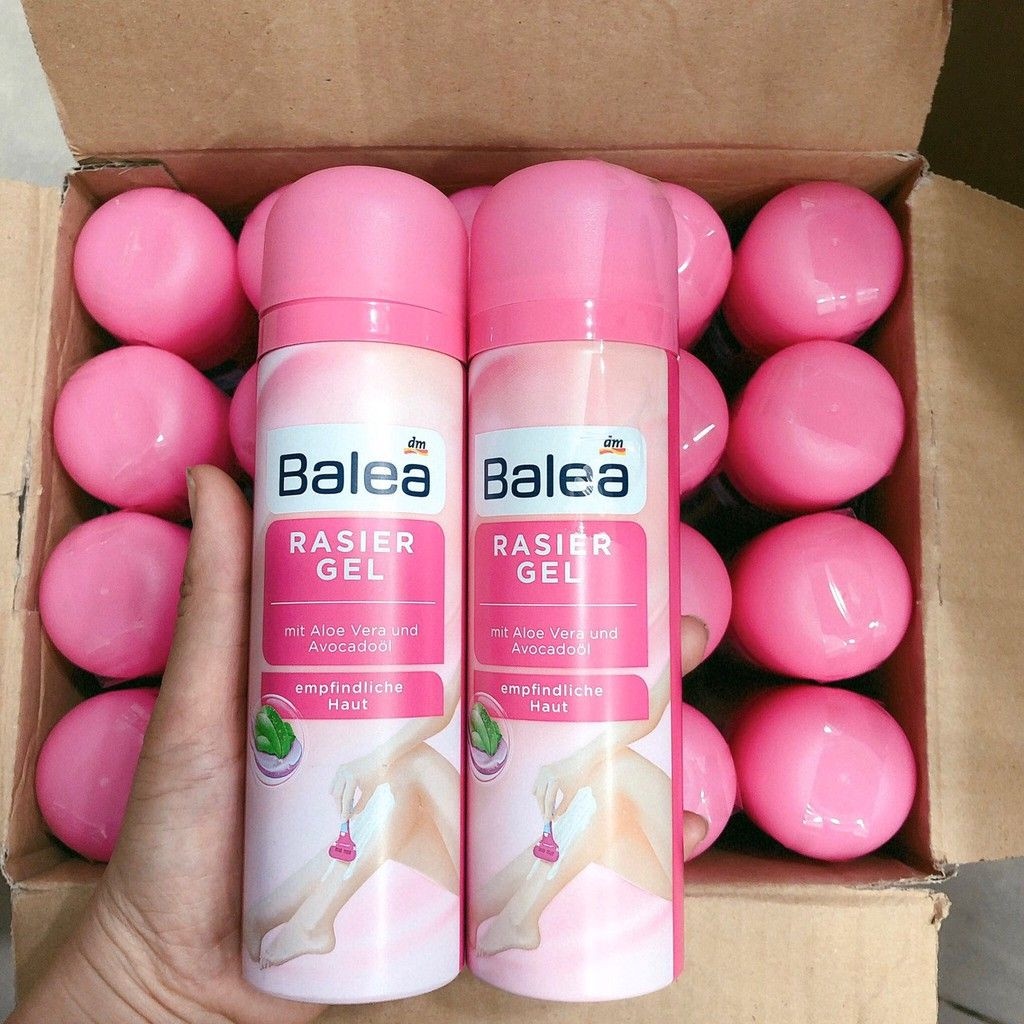 Bọt & Gel cạo lông Balea Đức 150ml, dọn lông vùng kín, bikini, nách, chân - Shop Viloet