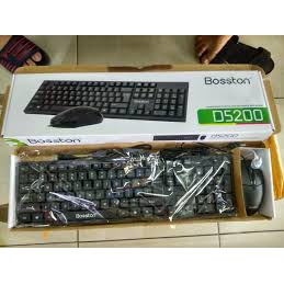 (Loại tốt) Combo Bàn Phím và Chuột Boston D5200.