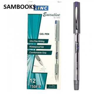 Combo 12 bút linc executive sl500 ấn độ chính hãng 0.55mm, tặng 1