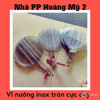Vĩ nướng inox tròn dày - Chống rỉ sét