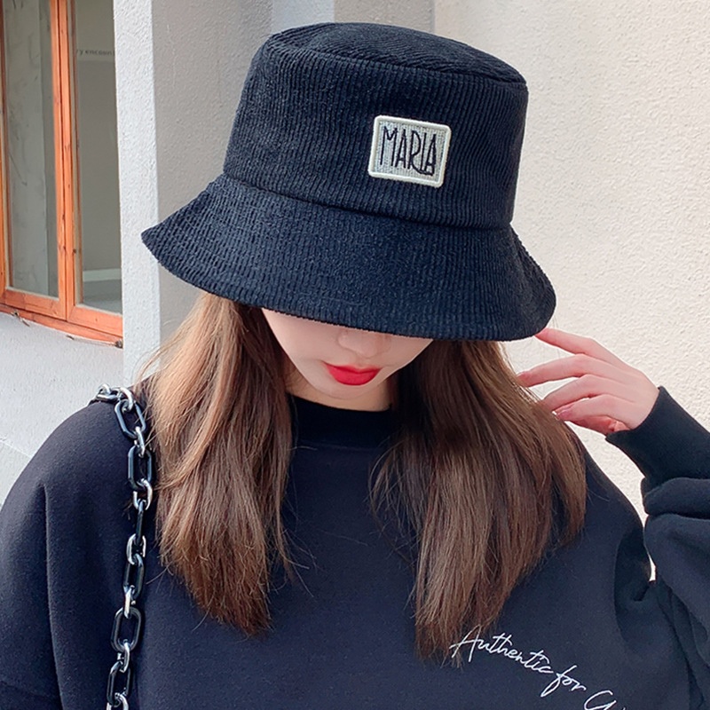 [Size Nhỏ] Mũ tai bèo Maria vành cụp chất vải nhung gân phong cách nón bucket Jussy Fashion form Ulzzang Unisex