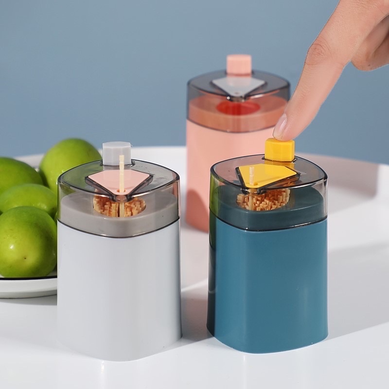 HỘP ĐỰNG TĂM XỈA RĂNG THIẾT KẾ NHẤN NÚT SÁNG TẠO