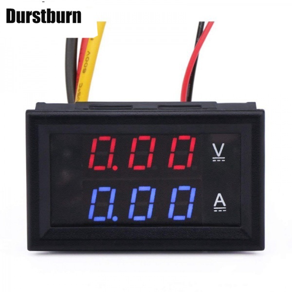 Đồng Hồ Đo Điện Áp Dc0-100V 1A 10A 50A 100A 2 Trong 1 DC4-30V Chuyên Dụng