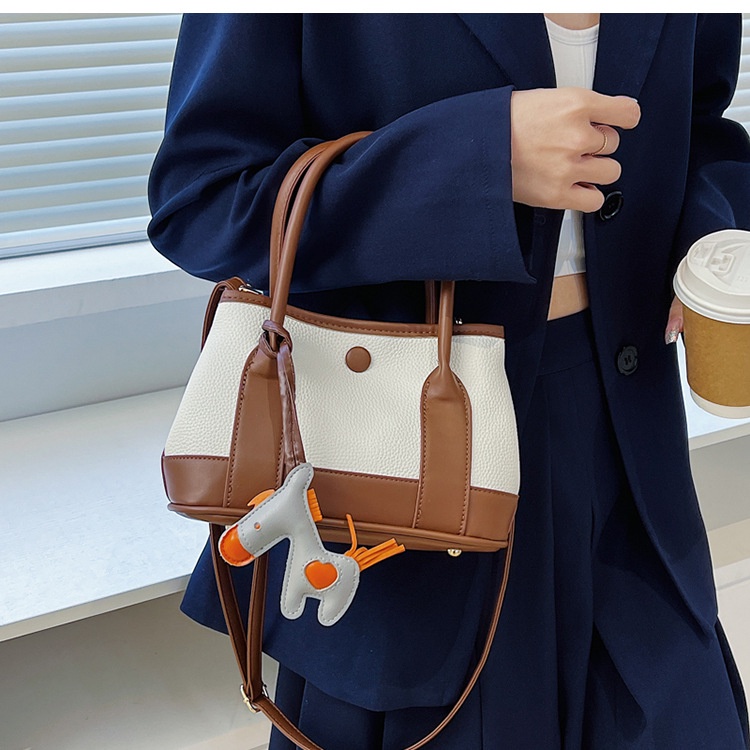 Túi Đeo Chéo Vai Màu Sắc Tương Phản Thời Trang Dành Cho Nữ