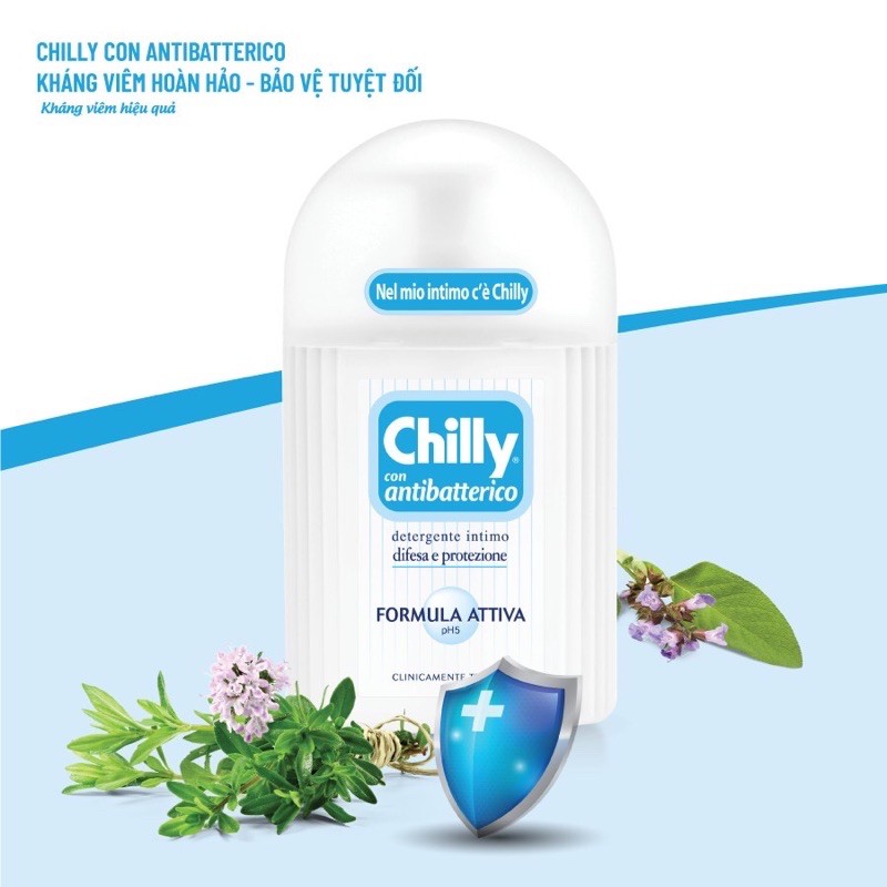 Dung Dịch vệ sinh phụ nữ Chilly nhập khẩu chính hãng Italy