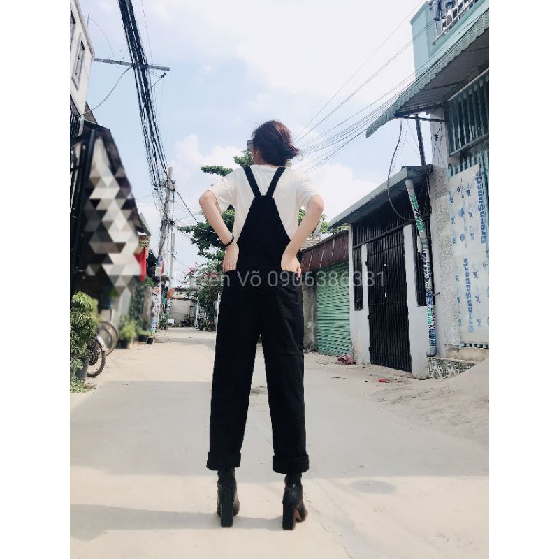 Yếm Kaki nữ cao cấp from dáng rộng (video hình thật) | BigBuy360 - bigbuy360.vn