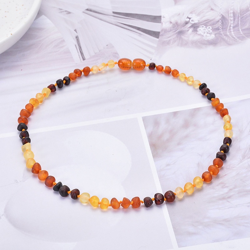 Vòng cổ Hạt Hổ Phách Baroque Baltic Chính Hãng Dành Cho Trẻ Em