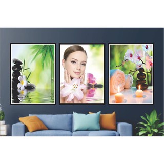 Tranh spa 3tranh ,kt:40 x60 tổng 3 tranh = nhau