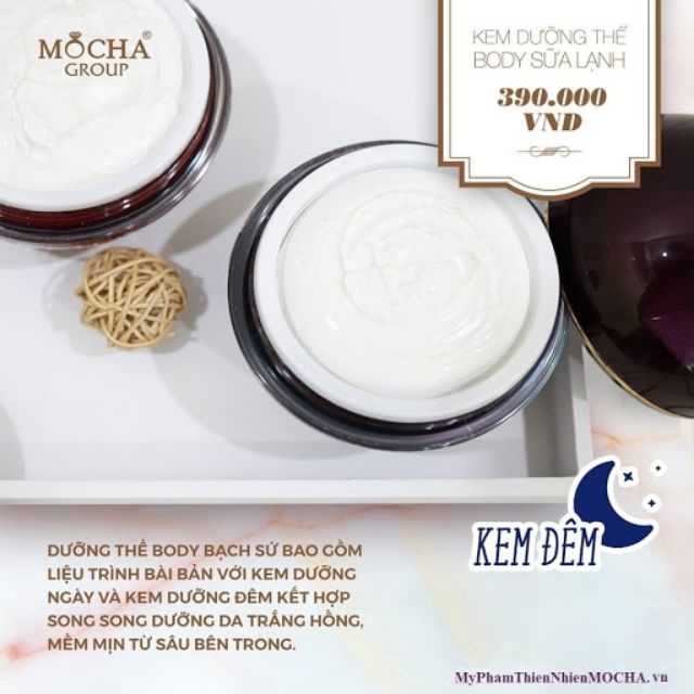 KEM BODY BẠCH SỨ MOCHA