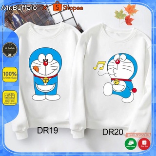 Áo nỉ đôi sweater nam nữ - ÁO CẶP DOREMON SIÊU CUTE HÀNG VNXK