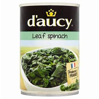 Rau bina (rau chân vịt) xắt nhỏ Chopped Spinach France d’aucy Pháp 395g