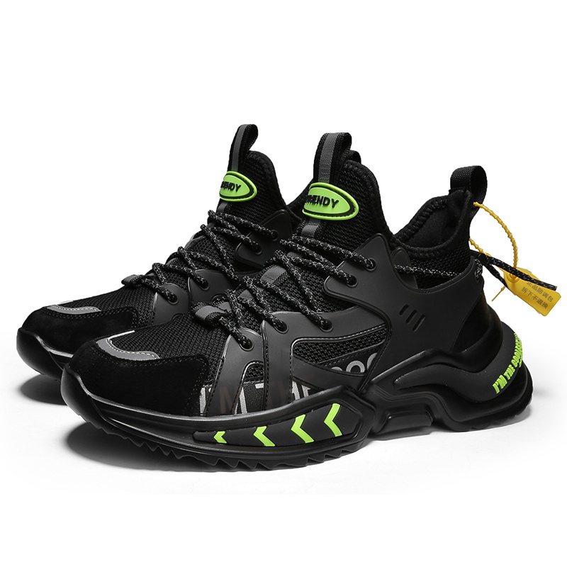 Giày Thể Thao Nam GEMI - Sneaker Màu Trắng - Đen - Xám, Giày Thể Thao Hoạt Động Ngoài Trời - G5095