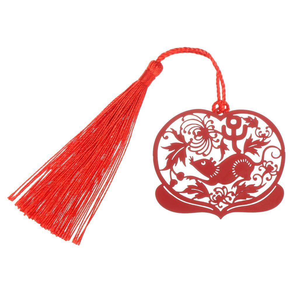 Kẹp Sách Giấy Đánh Dấu Bằng Ox Cattle Phong Cách Trung Hoa Dùng Làm Quà Tặng Cho Học Sinh