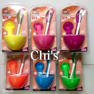 Bộ cốc trộn đắp mặt nạ