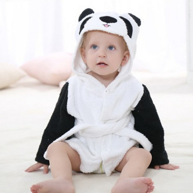 Khăn ChoàNg TắM VảI Cotton HoạT HìNh Cho Bé