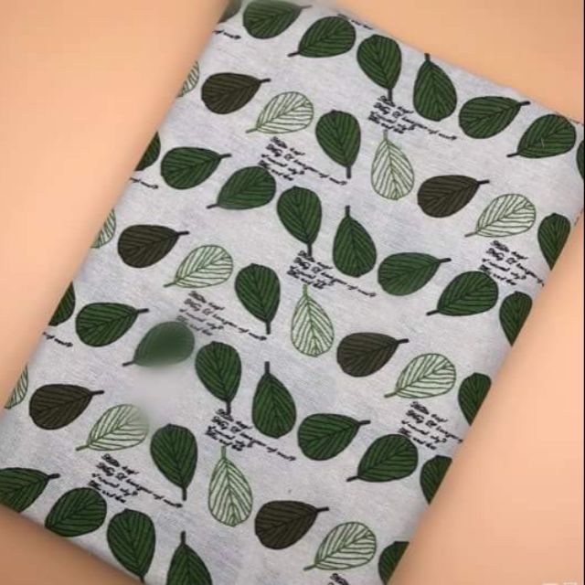 Vải bố lá xanh