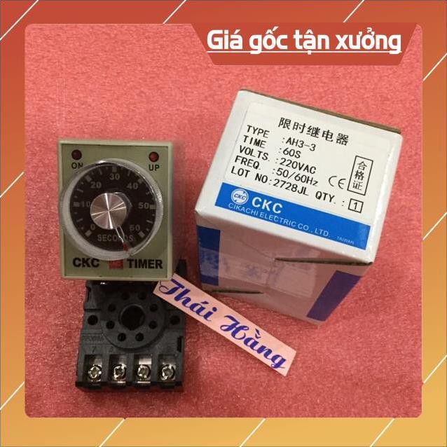 . Relay thời gian cả đế 60s CKCAH3-3 ..