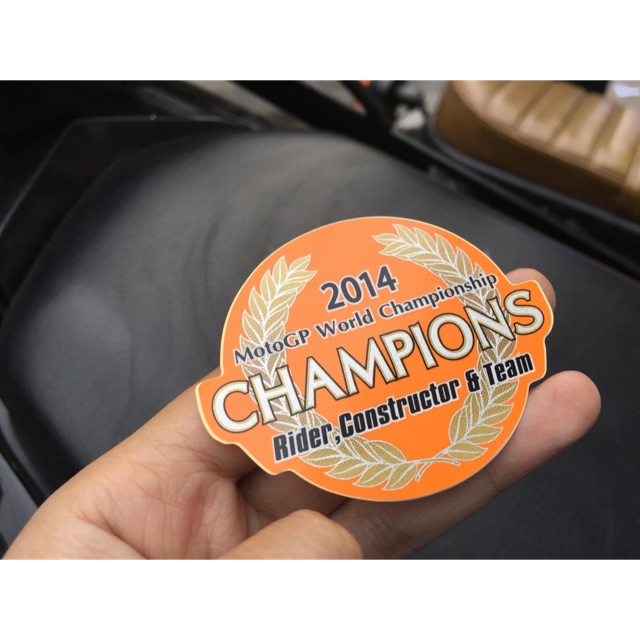 Tem kỷ niệm Champion zin chính hãng Honda