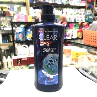 Clear men dầu gội thái lan 410ml bạc hà