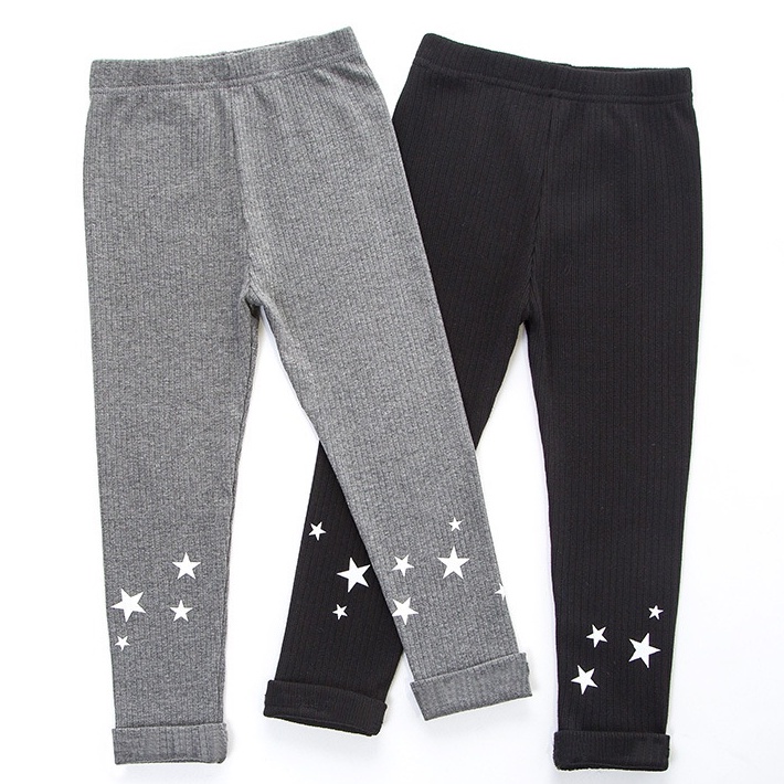 Quần legging bé gái quần dài dạng trơn, 100% cotton QL5 size 16-39 kg thời trang trẻ em hàng quảng châu