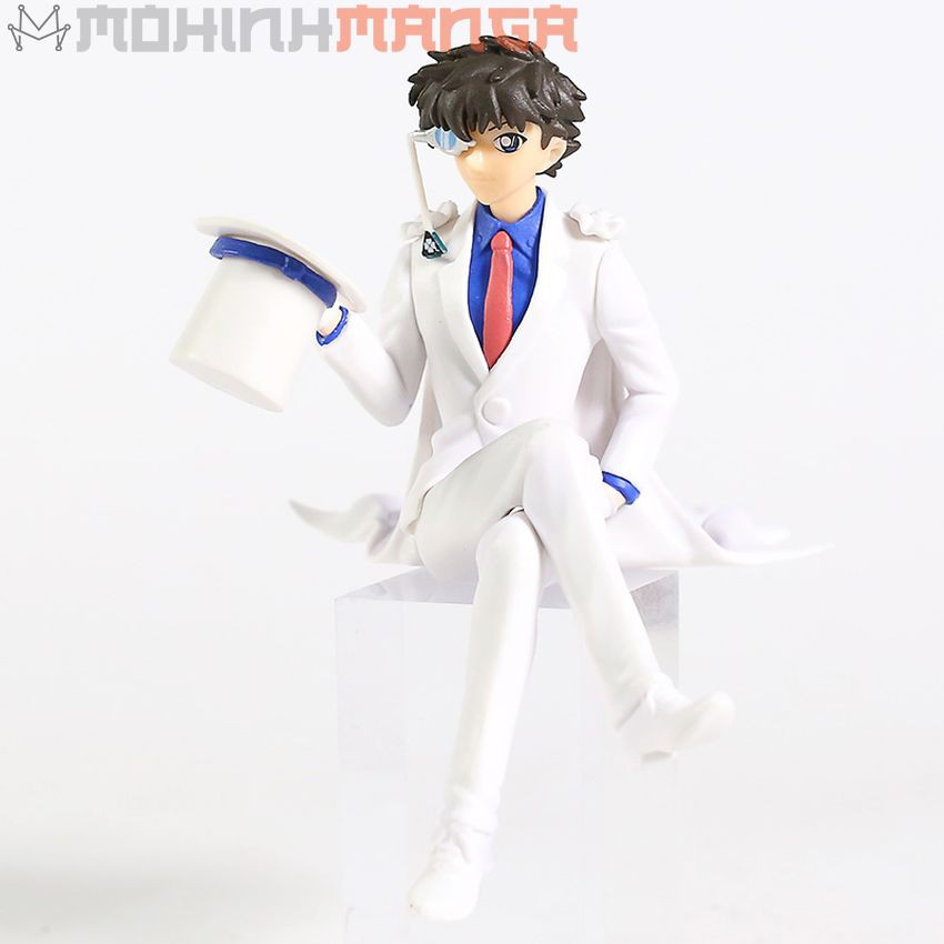 [CÓ QUÀ TẶNG] Mô hình Kaito Kid (Siêu đạo chích Kid) cầm nón Figure Anime Thám tử lừng danh Conan Magic Kaitou có hộp