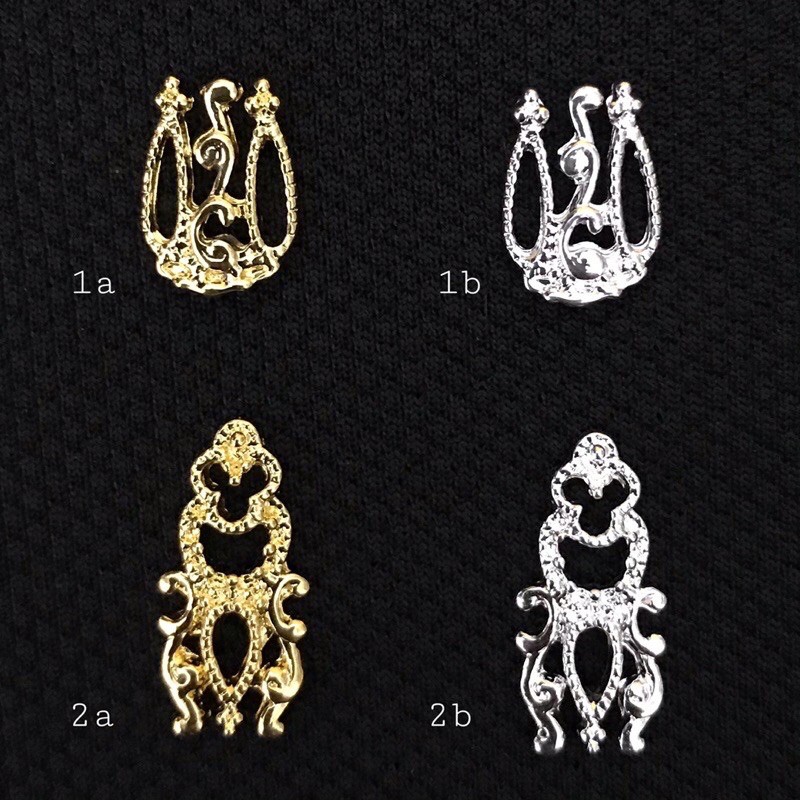 Charm nail hoa văn đính móng