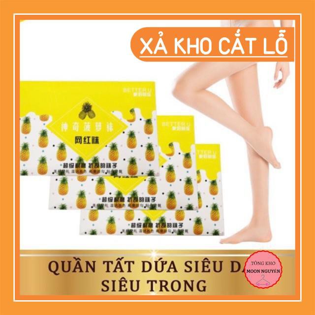 XỊN SÒ_ Quần tất quả dứa siêu dai, siêu thật chân