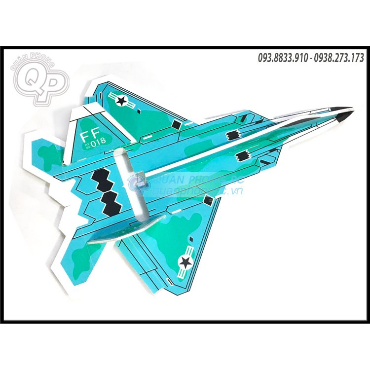 Kit F22 Dẻo MPP Sơn sải cánh 64cm
