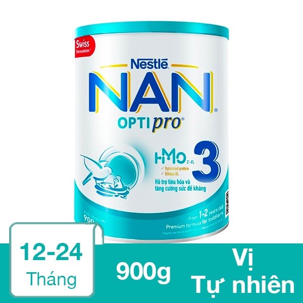Sữa Bột Nestle NAN OPTI PRO HMO 3 – Hộp 900g.