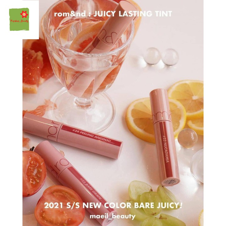 [Mã giảm giá của shop] Son Tint Romand Juicy Lasting Tint - Bare Juicy Lasting 2021