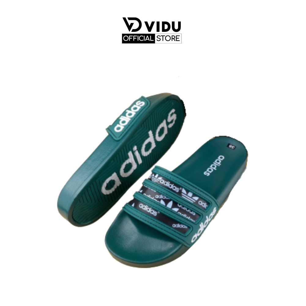 Dép nam thời trang Adidas ViDu 21117 màu xanh chất liệu cao su cao cấp, chống thấm nước
