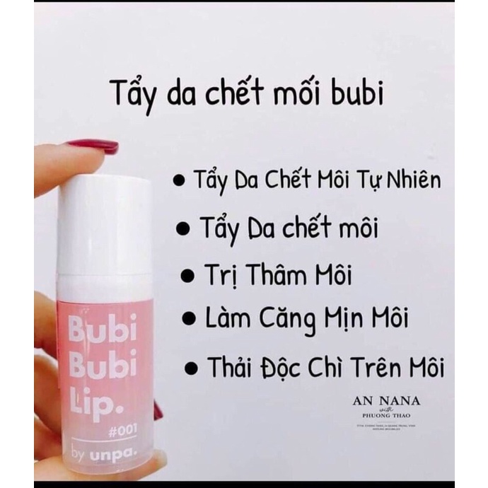 Tẩy tế bào chết môi Unpa Bubi Bubi Lip | BigBuy360 - bigbuy360.vn