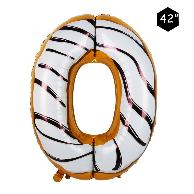 Bộ 5 Bong Bóng Hình Bánh Donut/ Que Kem/ Kẹo/ Chữ Số Dùng Trang Trí Tiệc Sinh Nhật Cho Bé 1 2 3 4 5 6 7 8 9 Tuổi
