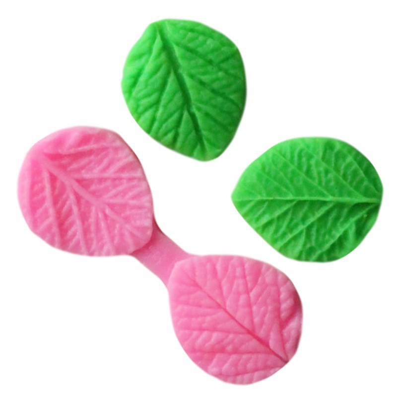 Khuôn Silicone Tạo Hình Cánh Hoa Lá Trang Trí Bánh