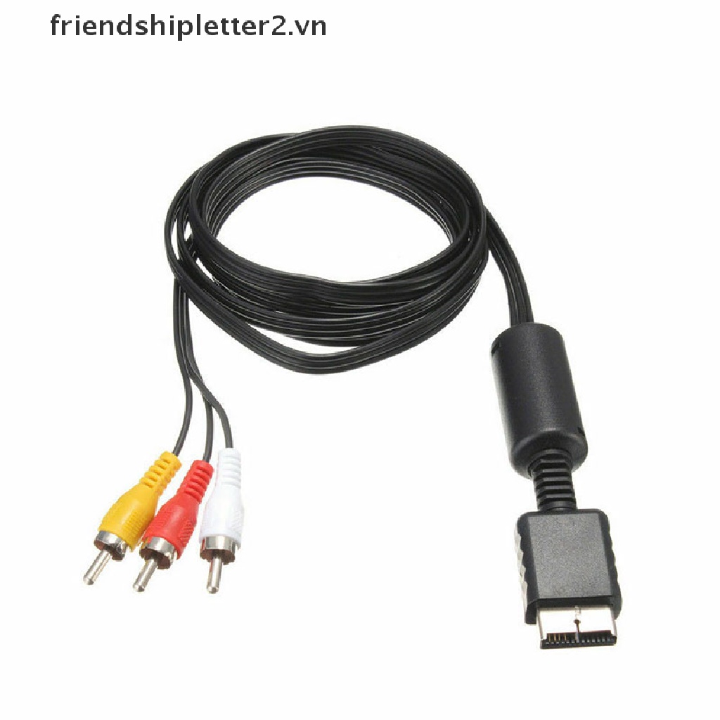 Bộ 2 Dây Cáp Video Av 3 Rca Cho Playstation Ps2