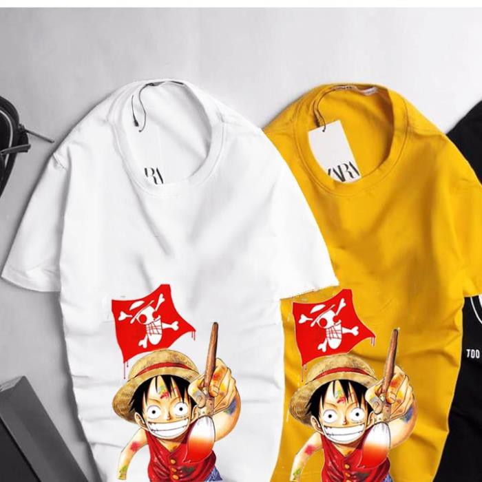 Áo thun onepie luffy manga DHL swap , áo phông ,tay ngắn cổ tròn in hình anime - DHL1