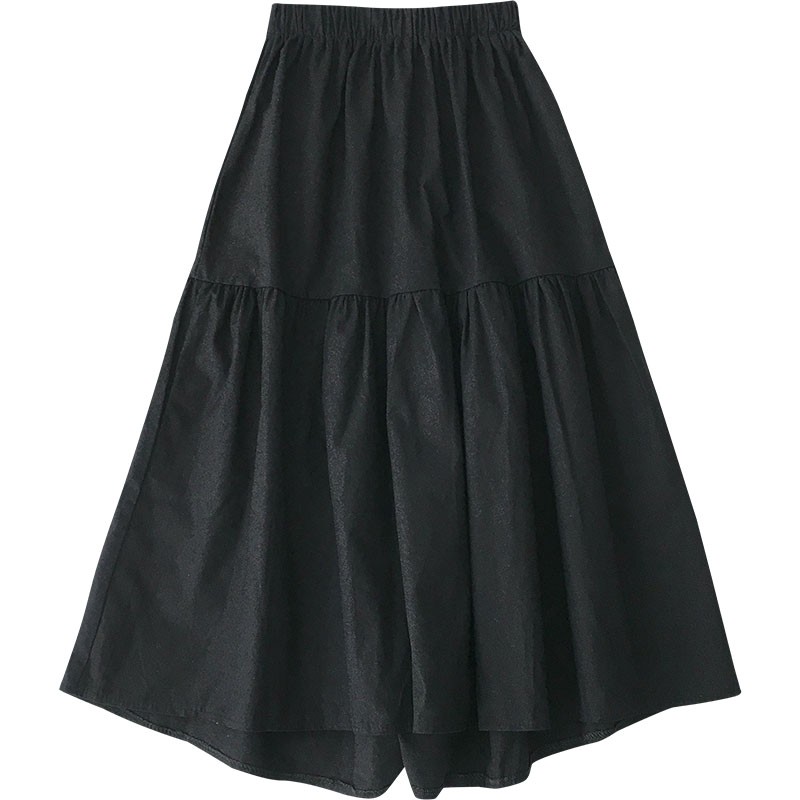 (ORDER) Chân váy midi xòe dài phối viền xếp ly nhiều màu đơn giản Vintage Hàn Quốc | BigBuy360 - bigbuy360.vn