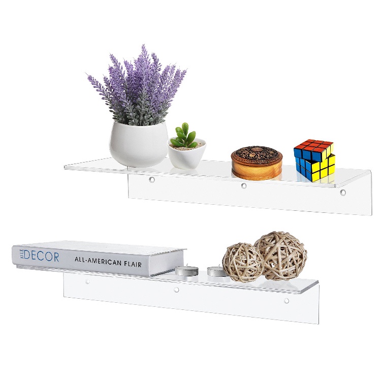 Kệ Acrylic treo tường đa năng đừng đồ tiện ích trên bếp, nhà tắm, mỹ phẩm