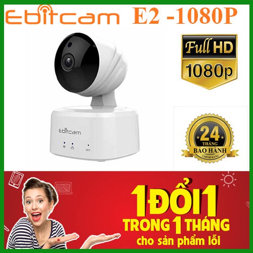 Camera IP Wifi Quay Quét 2MP EBITCAM E2 1080P