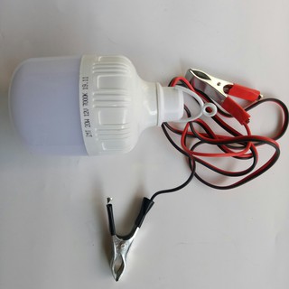Đèn LED Kẹp Bình 12v 20w (Bóng Đèn Dùng Bình Ắc Quy)