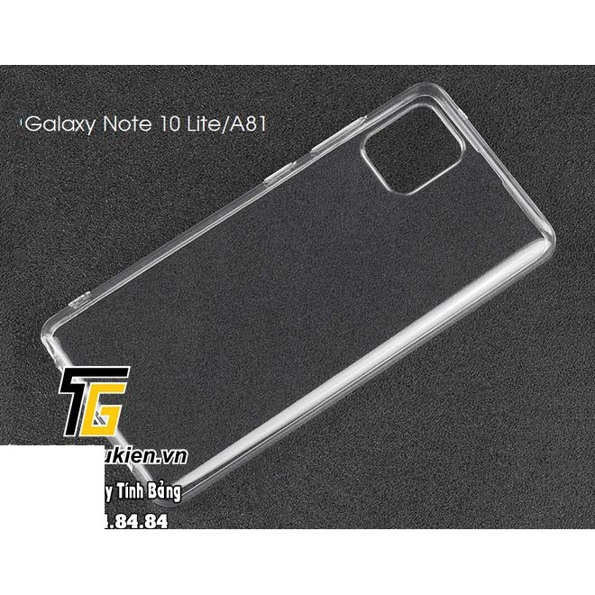 Ốp lưng silicon dẻo trong suốt SamSung Galaxy Note 10 Lite