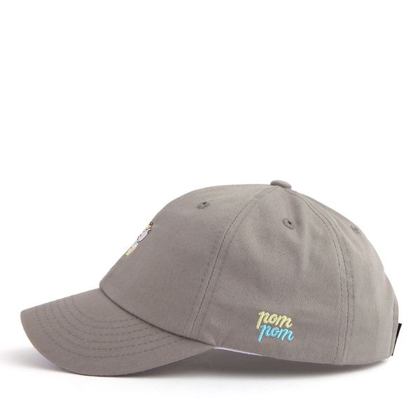 PREMI3R Mũ lưỡi trai FL502 mũ lưỡi trai cute Premi3r CC pompom S grey mũ thêu hình Pomeranian phong cách Hàn Quốc 2024