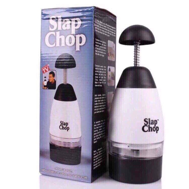 Dập tỏi hành ớt Slap Chop tay cầm dài .